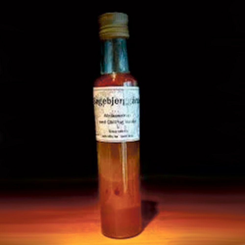 Abrikos sirup med mild chili og vanilje